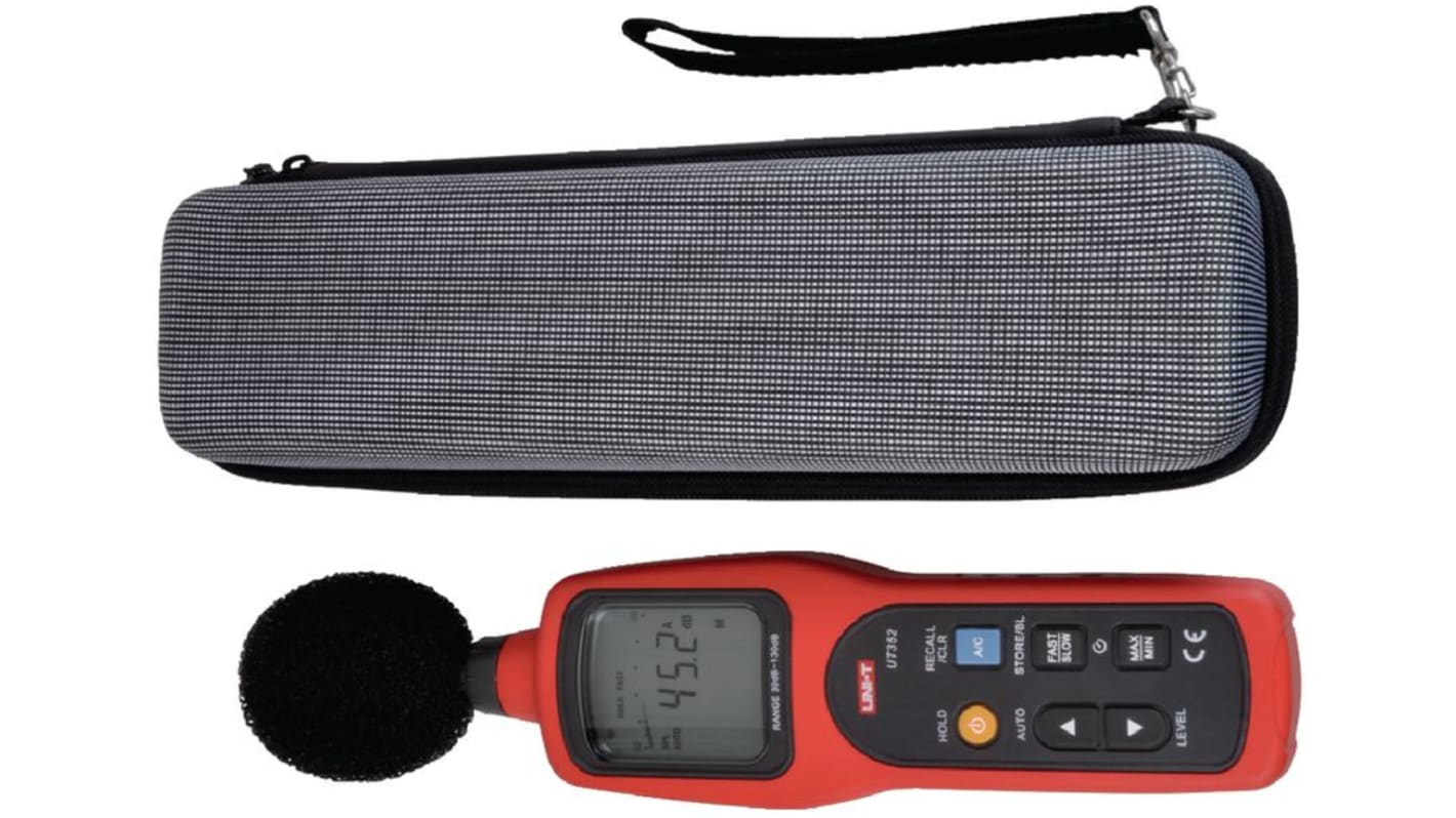 UNI-T UT352  Datalogging Sound Level Meter, 30dB to 130dB, 8kHz max
