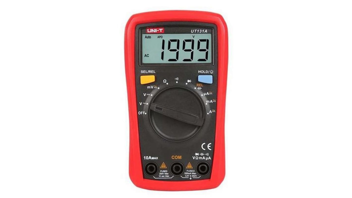 UNI-T UT131A Multimeter, 10A ac, 250V ac