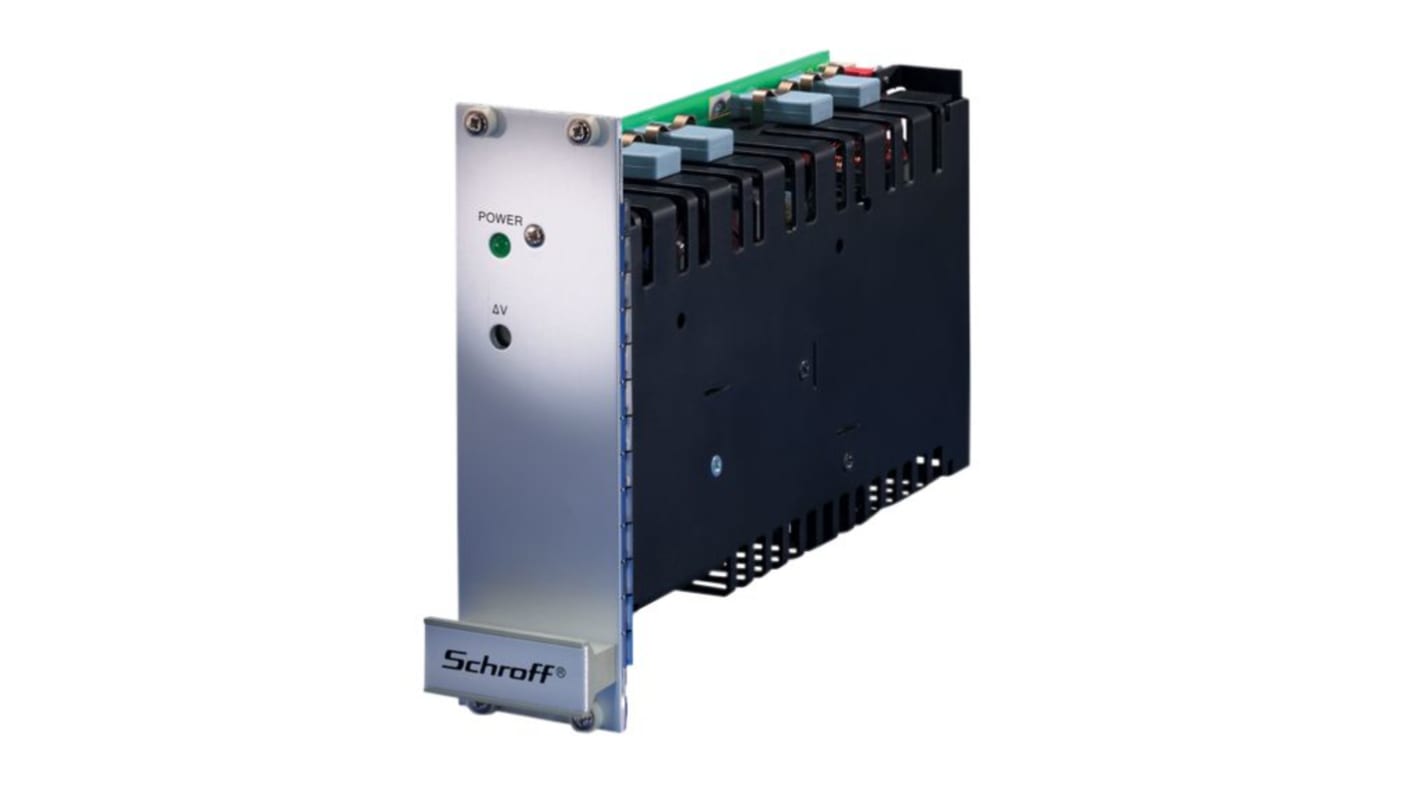 nVent SCHROFF Switching Power Supply, 13100115, 12V, 4.2A, 101W, Dual Output, 90 → 254V Input Voltage