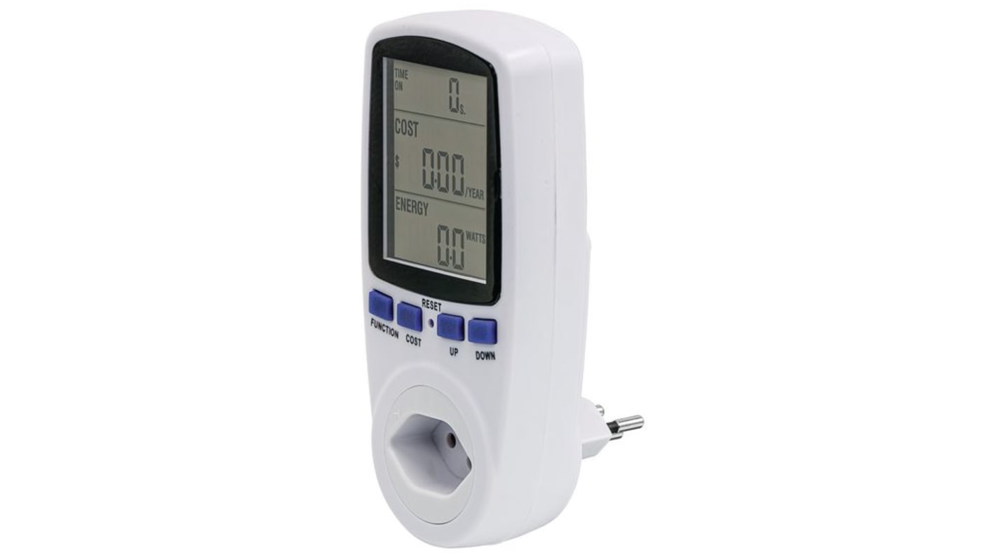 Contatore di energia Steffen, monofase fasi, display LCD