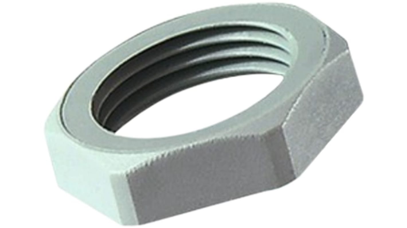 Jacobs Grey Polyamide Cable Gland Locknut, M32 Thread