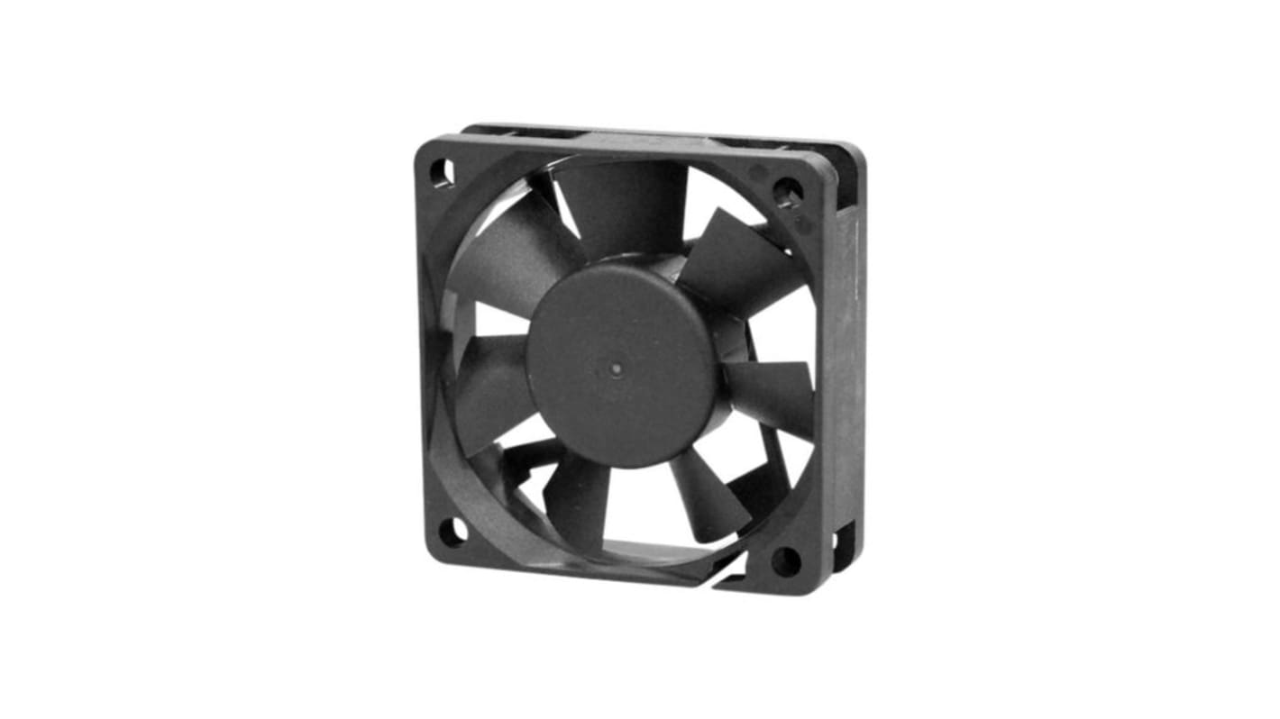 Sunon Axial Fan, 12 V, dc Operation, 18.2cfm, 960mW, 80mA Max, IP68, 60 x 60 x 12mm