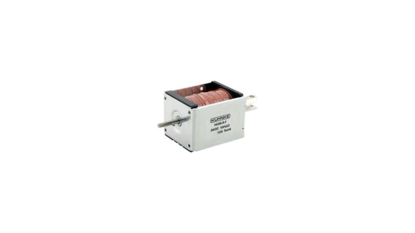 Solenoide lineal de tirar Kuhnke serie H Series, 24 V CC, 11 W, recorrido 15mm