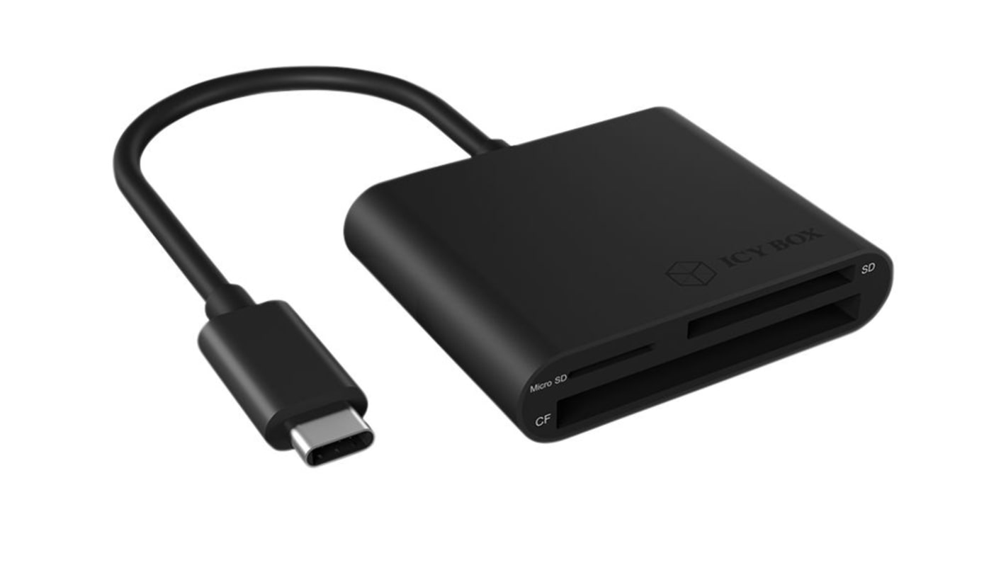 Czytnik kart pamięci Zewnętrzne USB for Compact Flash Type I, MicroSD, MicroSDHC, MicroSDXC, SD, SDHC, SDXC Card Types