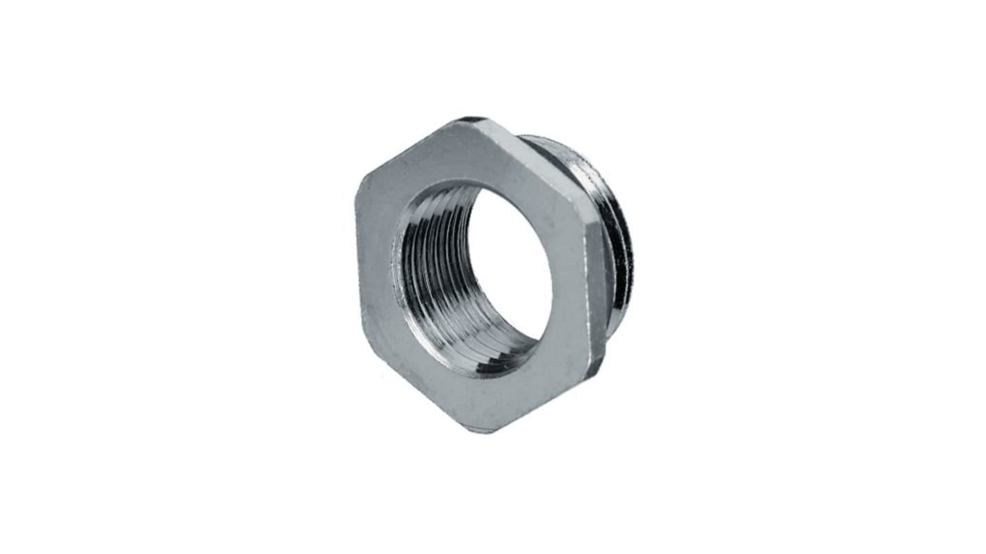 Jacobs M25M16 Kabelverschraubung-Adapter Typ Reduktions-Adapter M16 M25 Messing nickelplattiert