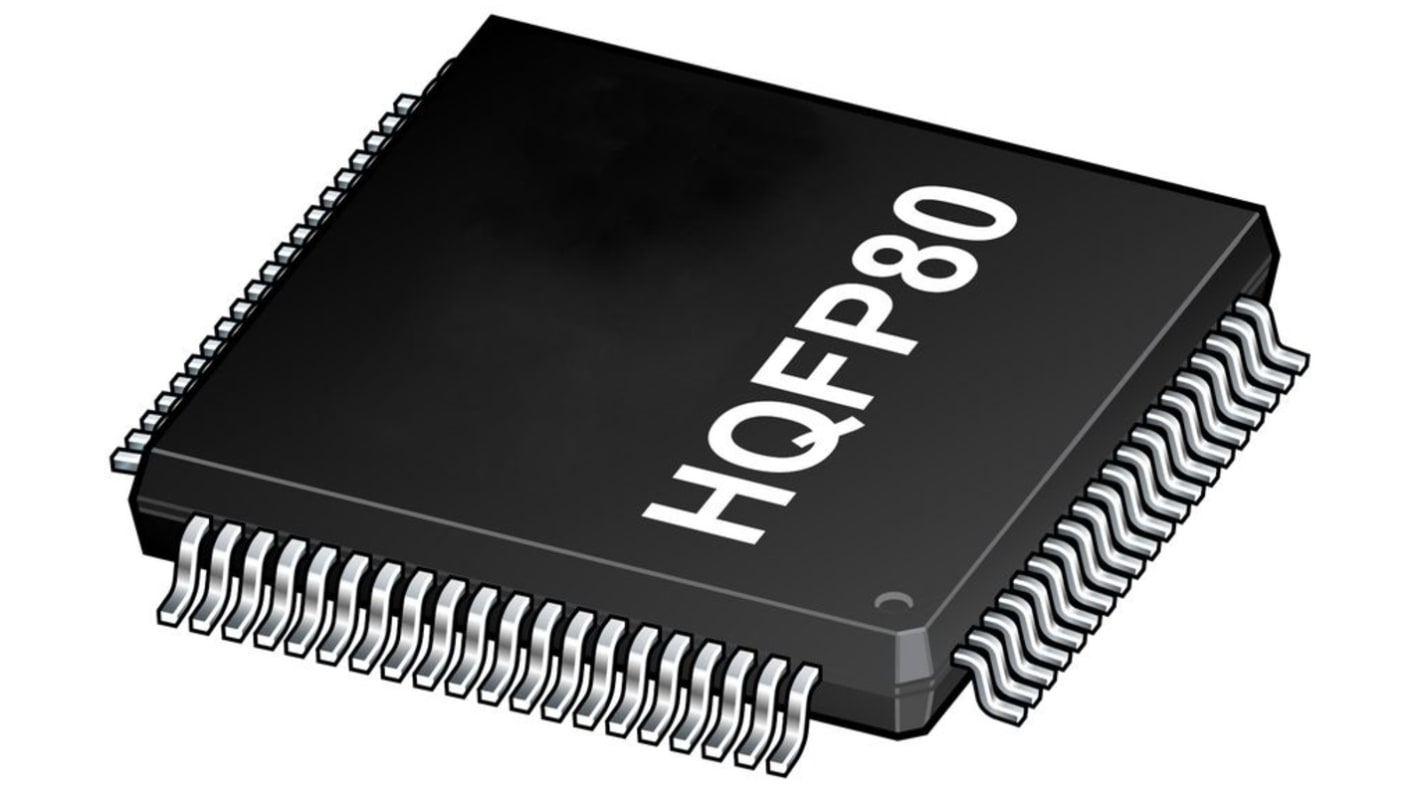 Mikrokontroler (MCU) NXP S12C HQFP 80-pinowy Montaż powierzchniowy HCS12 32 Kb 16bit 16MHz Flash