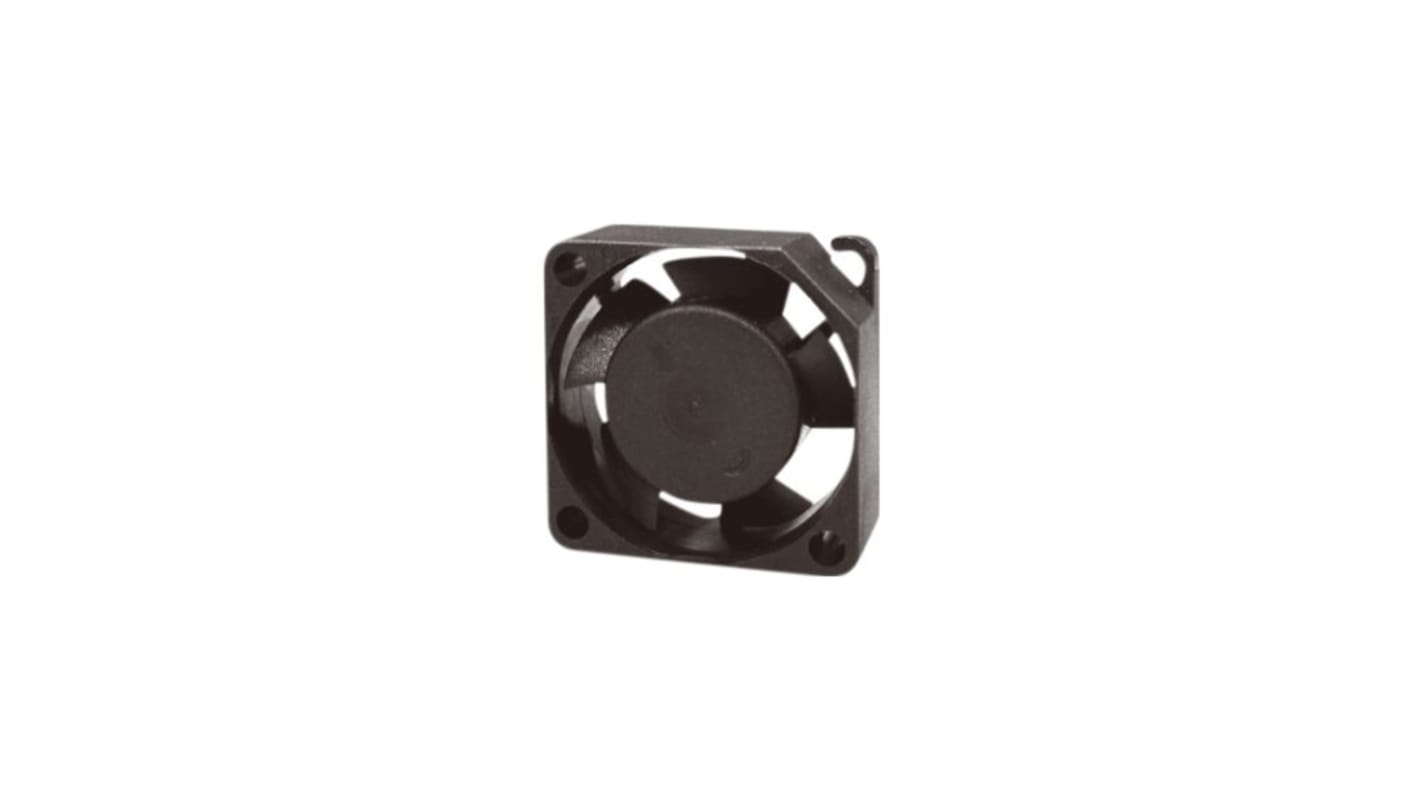 Sunon Axial Fan, 5 V dc, dc Operation, 5.09m³/h, 380mW, 75mA Max, 25 x 25 x 10mm