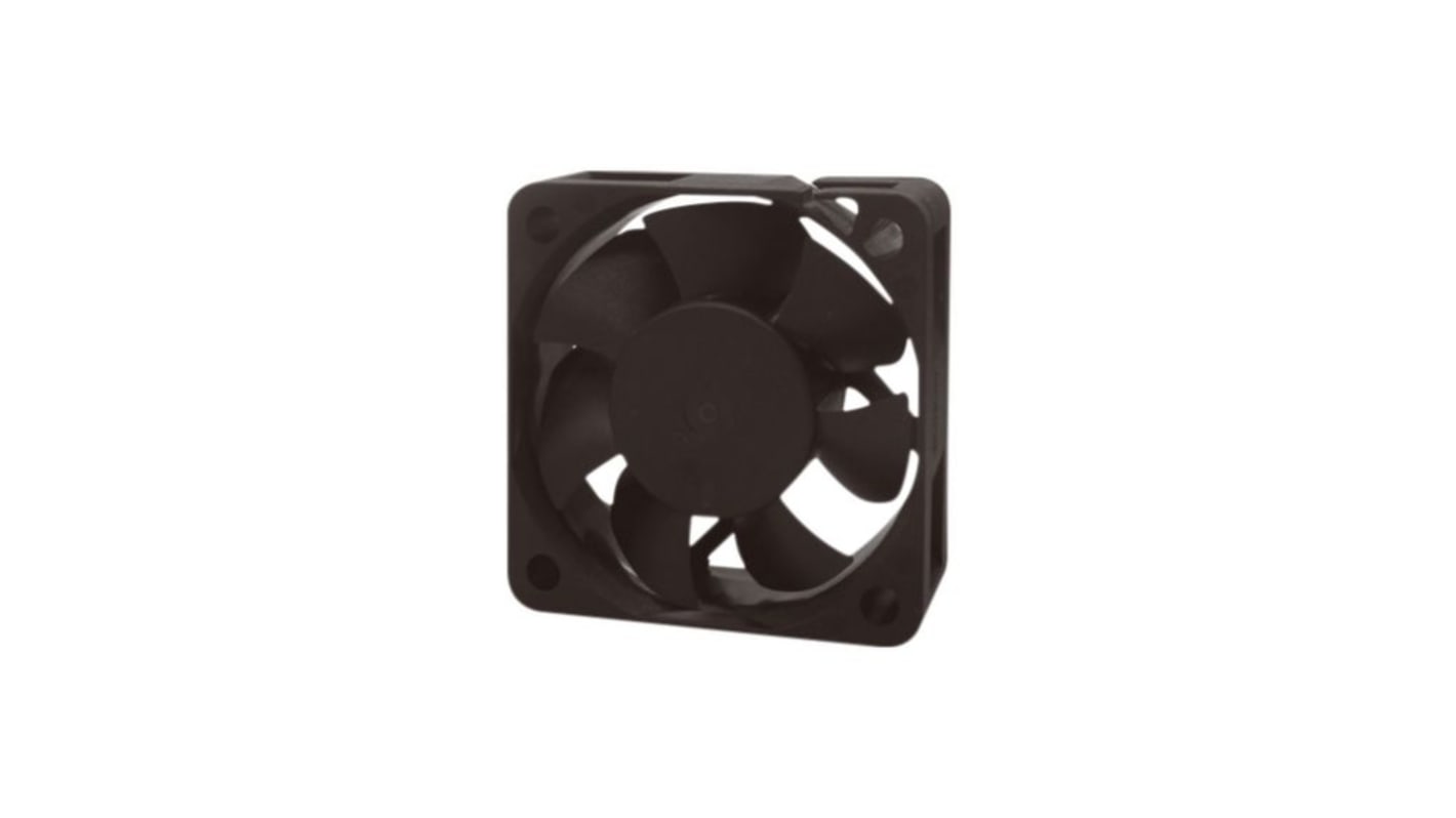 Sunon Axial Fan, dc Operation, 18.6cfm, 1.2W, 100mA Max, 50 x 50 x 15mm