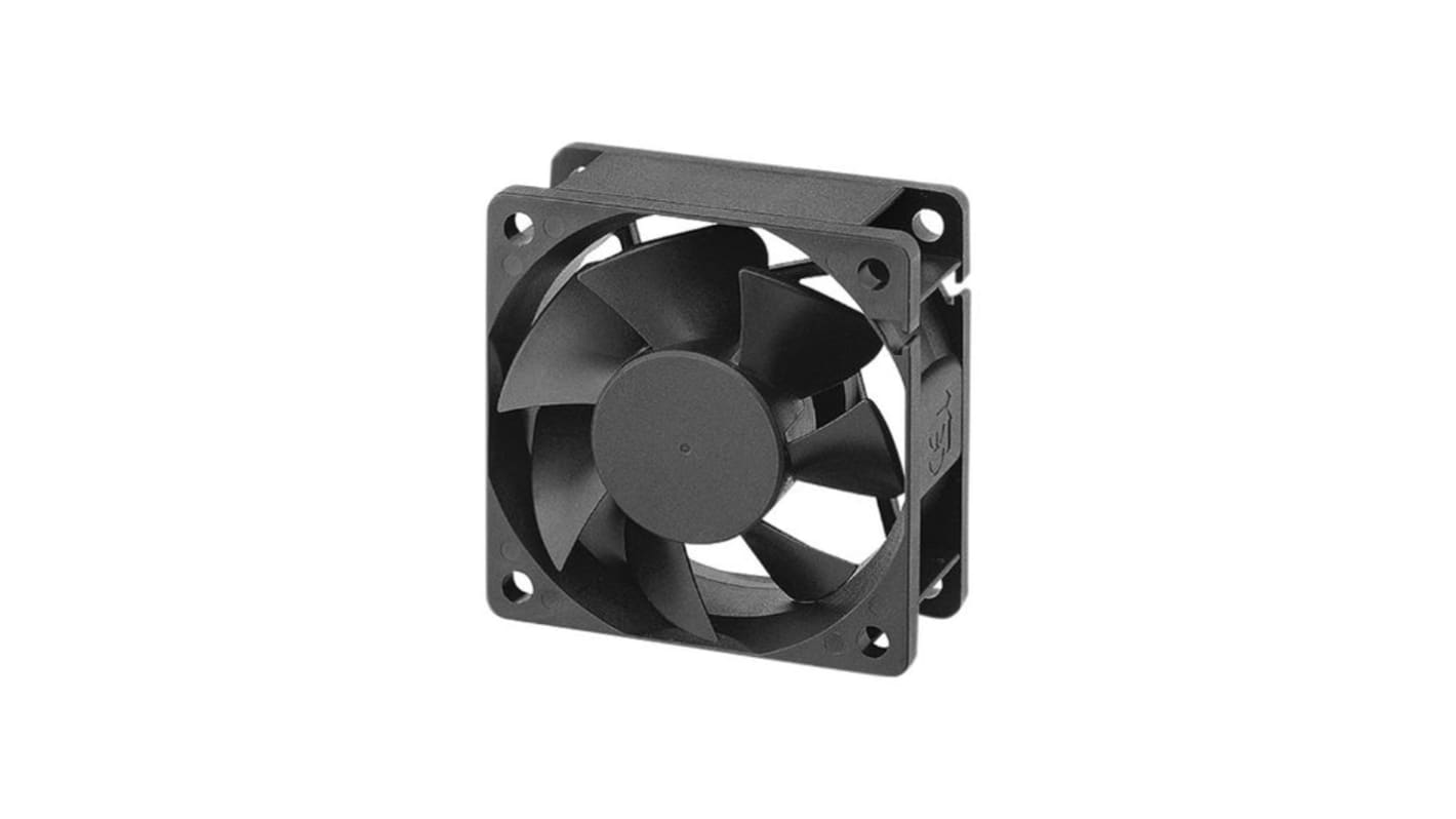 Sunon Axial Fan, 24 V dc, dc Operation, 37.2m³/h, 30mA Max, 60 x 60 x 25mm