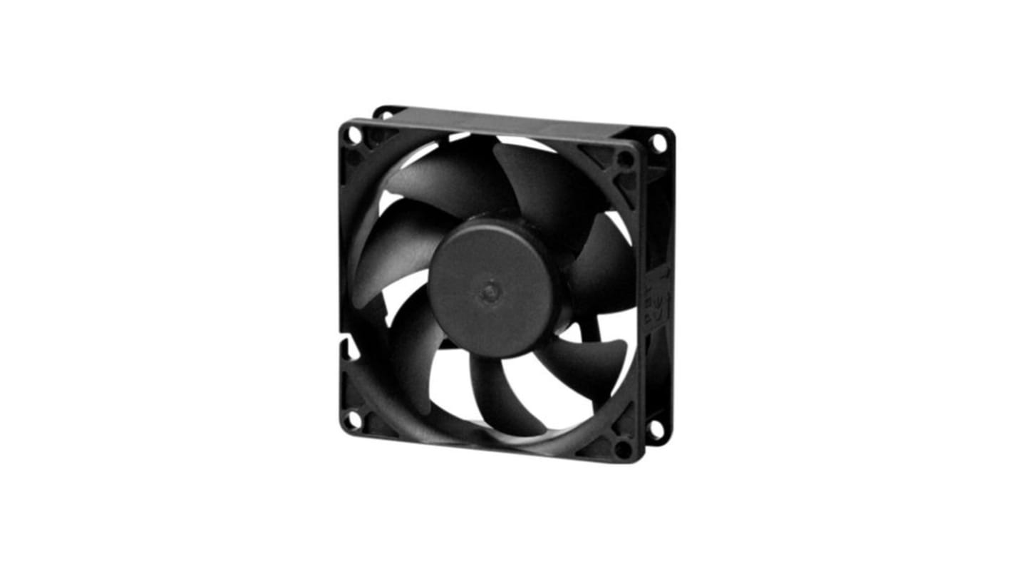 Sunon Axial Fan, 12 V dc, dc Operation, 41cfm, 1.11W, 92mA Max, 80 x 80 x 25mm