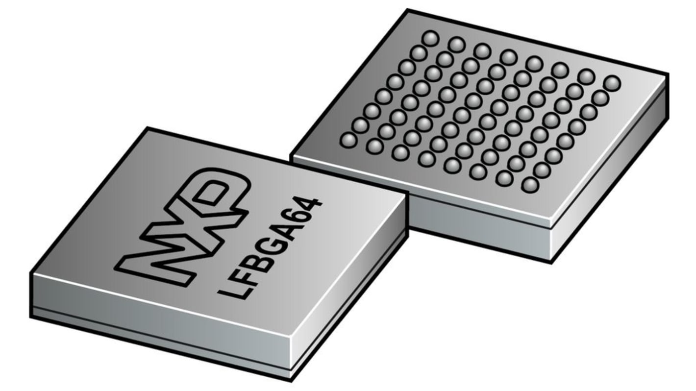Mikrokontroler NXP Kinetis LFBGA 64-pinowy SMD ARM Cortex M4 512 KB 32bit 120MHz Flash