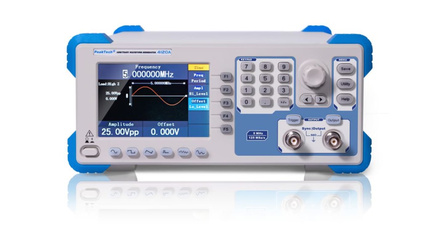 PeakTech P 4120 A Function Generator, 25mHz Max