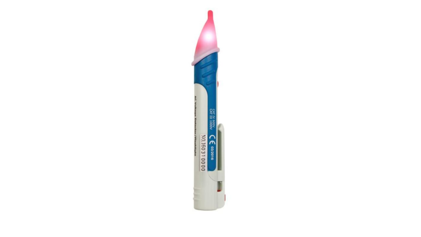 Tester di tensione PeakTech, display LED, 1000V ca