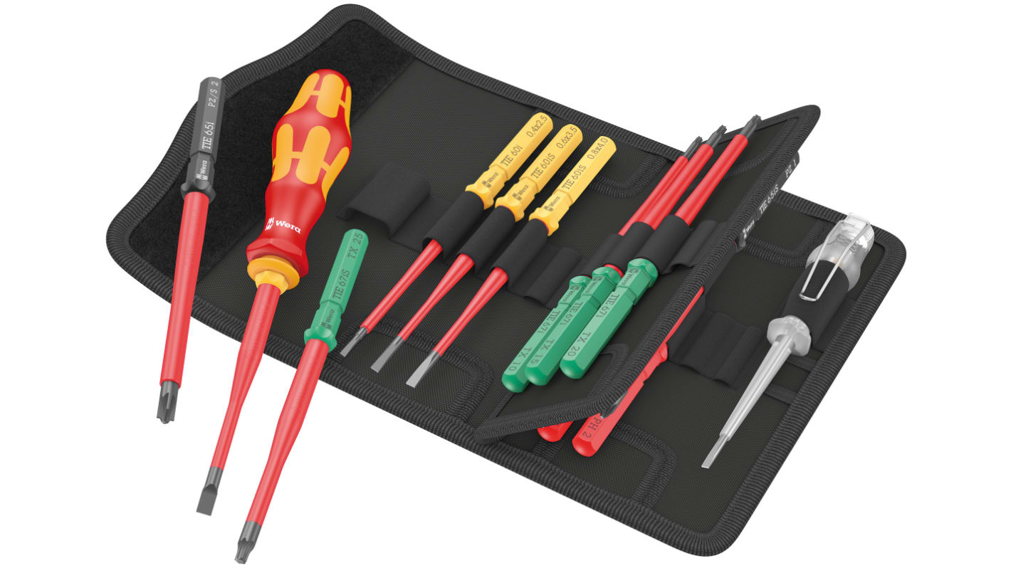 Wera Insulated Screwdriver, 16-Piece