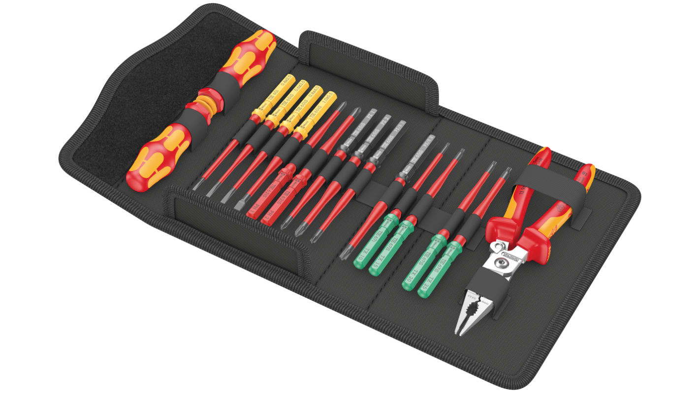 Wera Insulated Screwdriver, 17-Piece