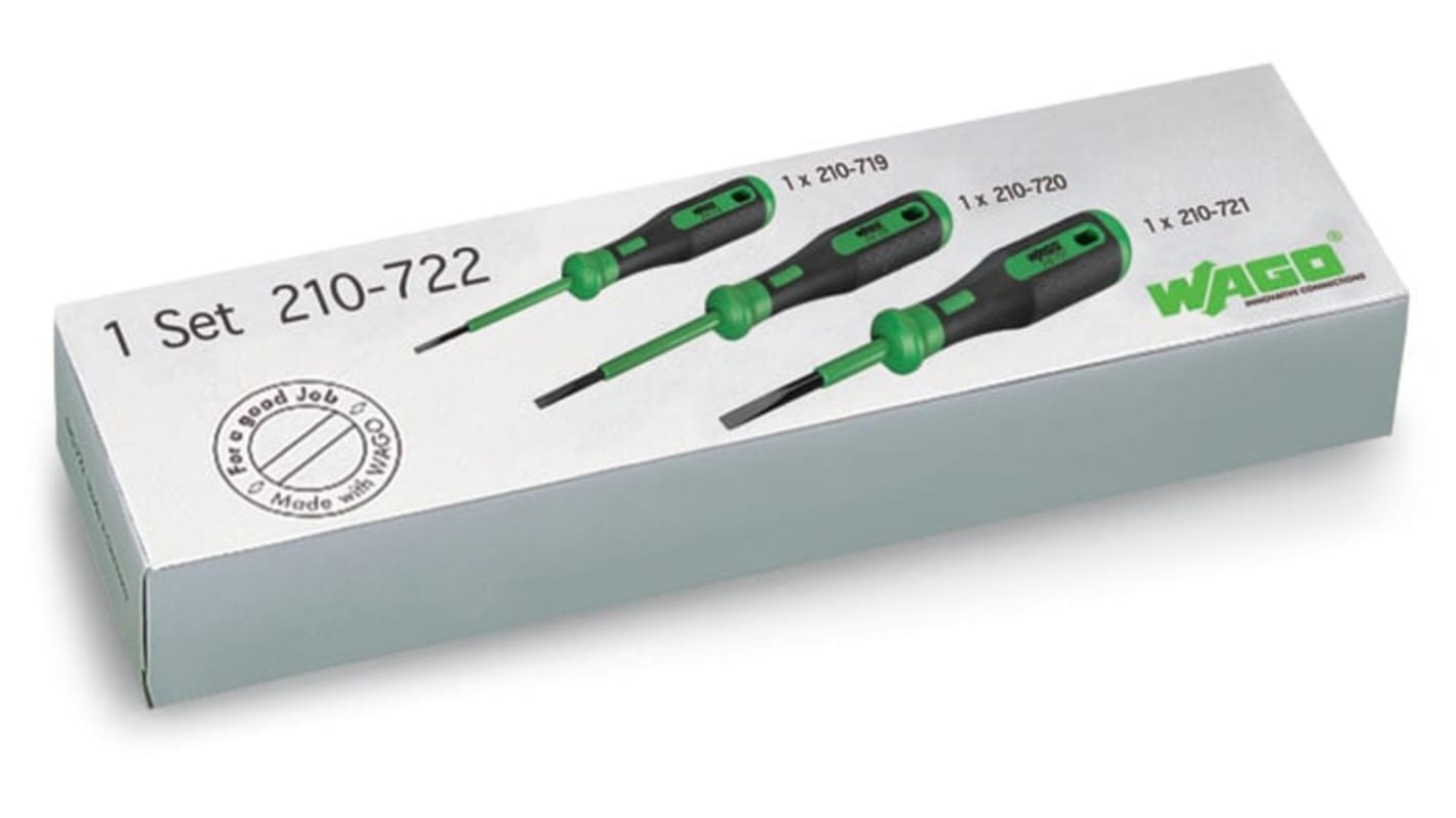 WAGO Straight Screwdriver Blade, 3-Piece