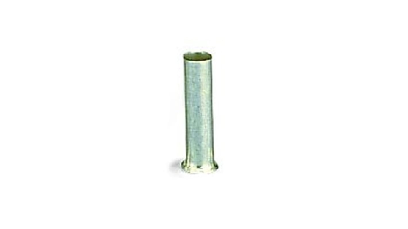 WAGO, 216 Ferrule, 8mm Pin Length, 2.1mm Pin Diameter, Silver