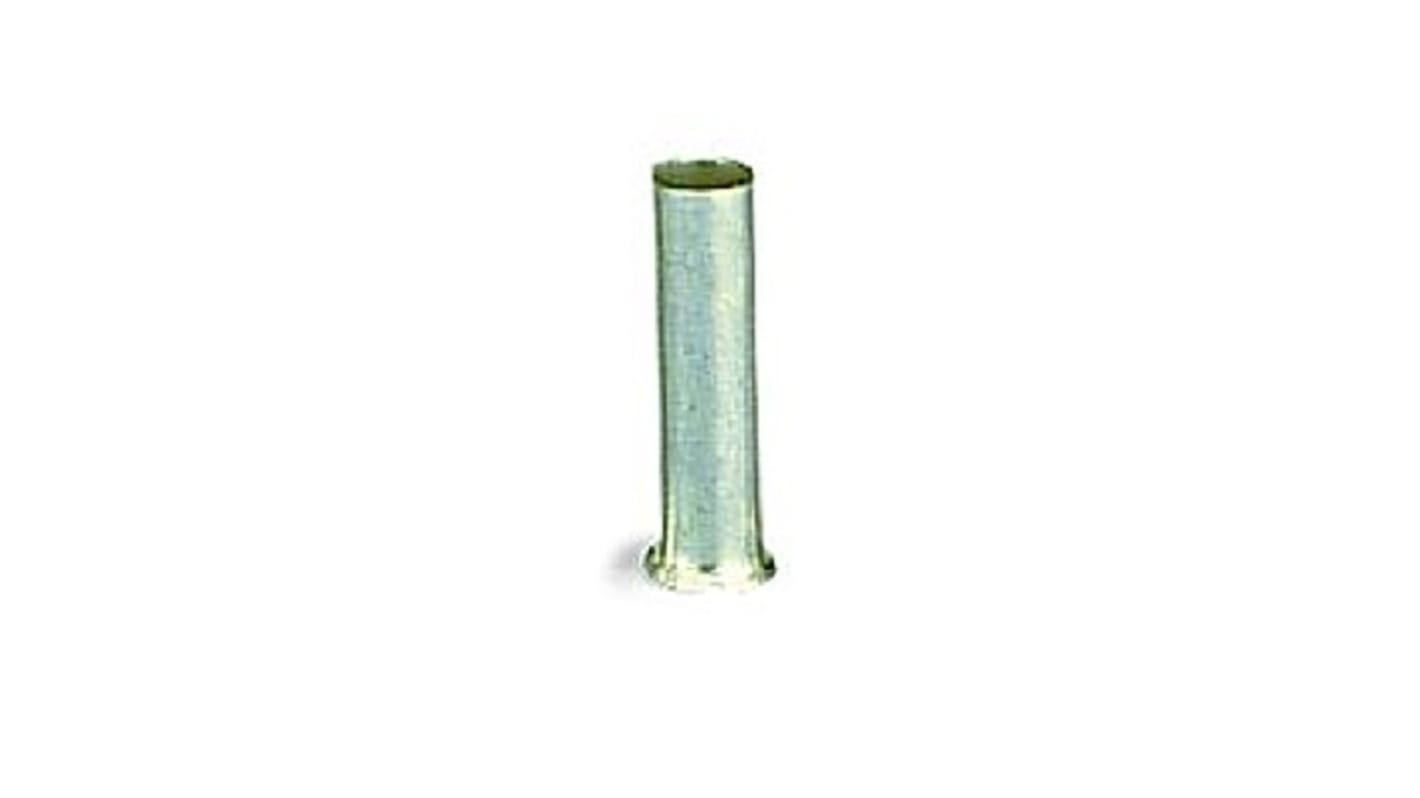 WAGO, 216 Ferrule, 8mm Pin Length, 2.5mm Pin Diameter, Silver