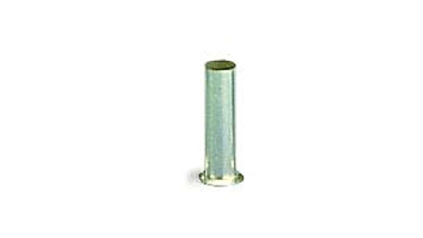 WAGO, 216 Ferrule, 6mm Pin Length, 2.1mm Pin Diameter, Silver