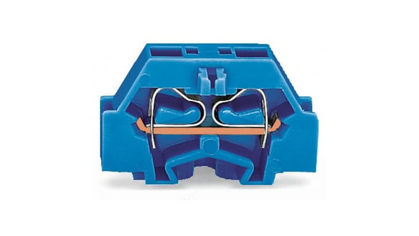 WAGO 261-304-1 261 Series Blue, 2.5mm², 2-Level, Cage Clamp Termination