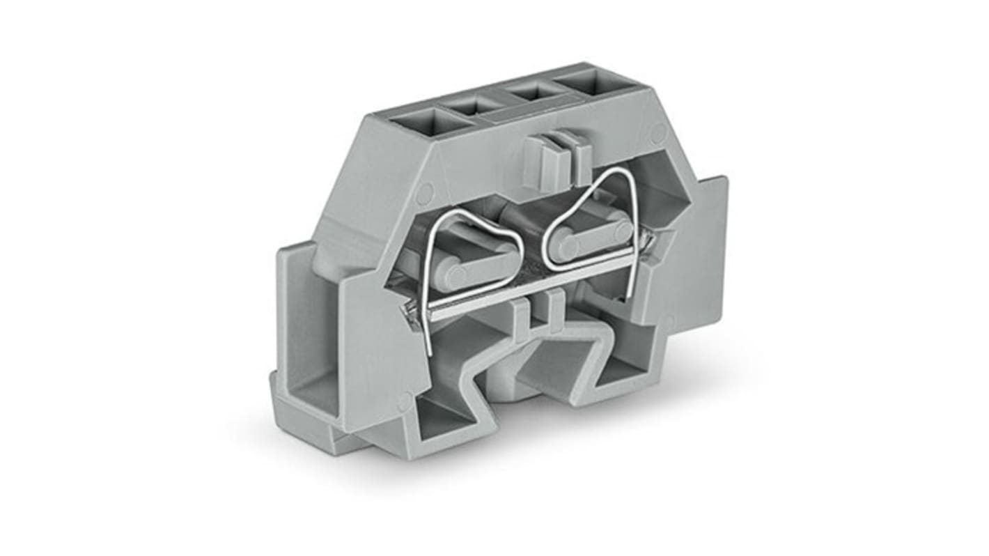 WAGO 262-301-1 262 Series Grey, 4mm², 2-Level, Cage Clamp Termination