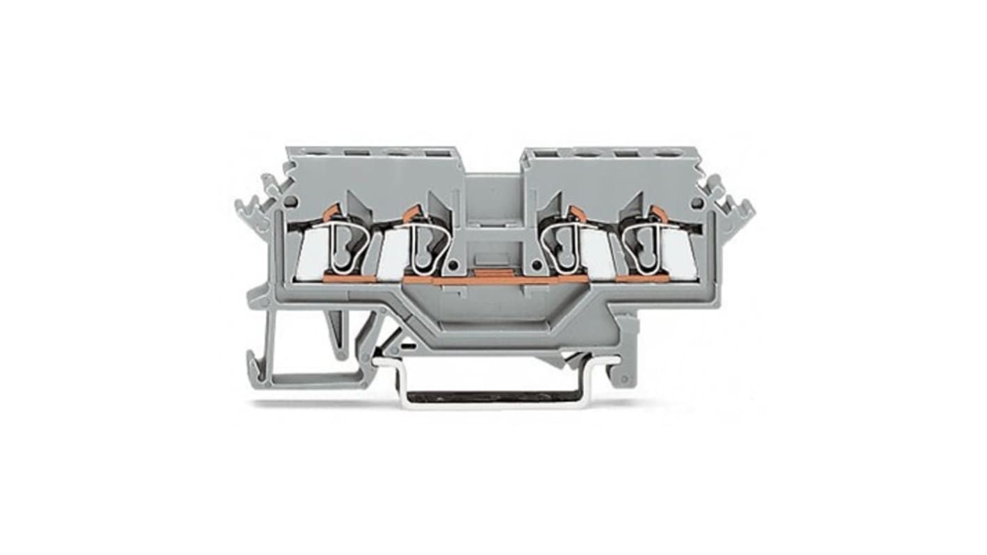 WAGO 280-621-1 280 Series Grey, 2.5mm², 4-Level, Cage Clamp Termination