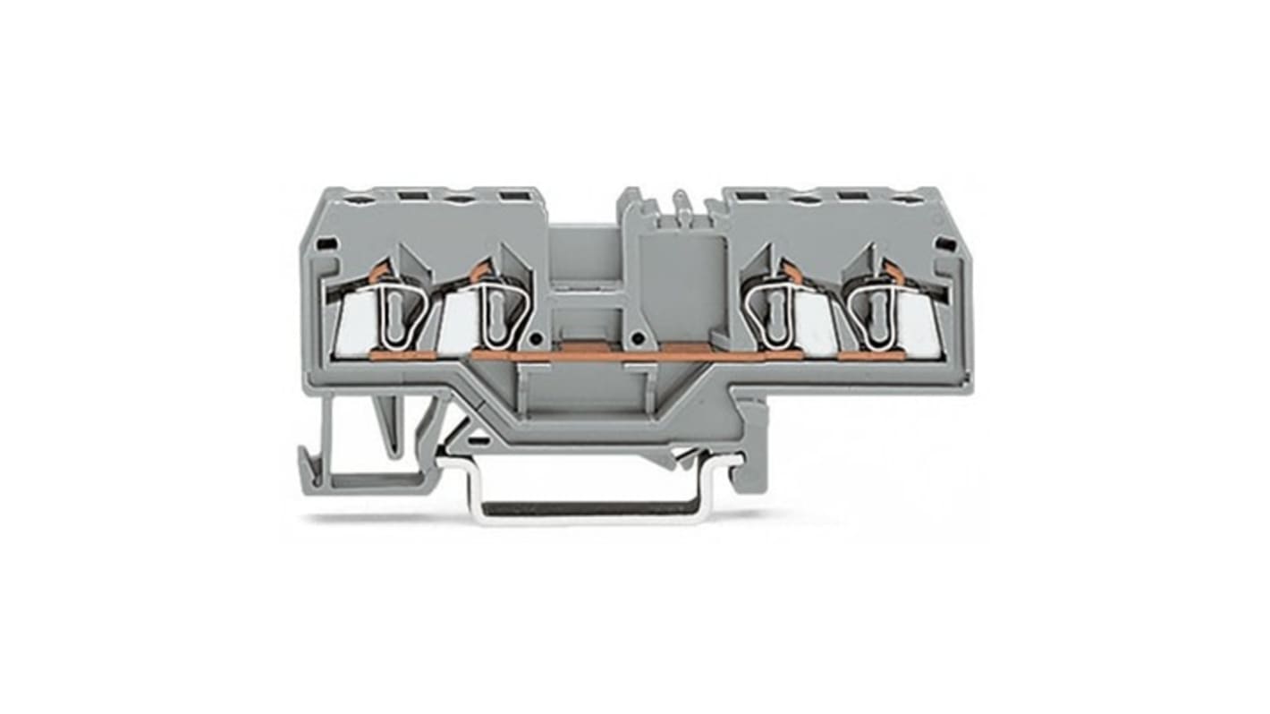 WAGO 280-633-1 280 Series Grey, 2.5mm², 4-Level, Cage Clamp Termination