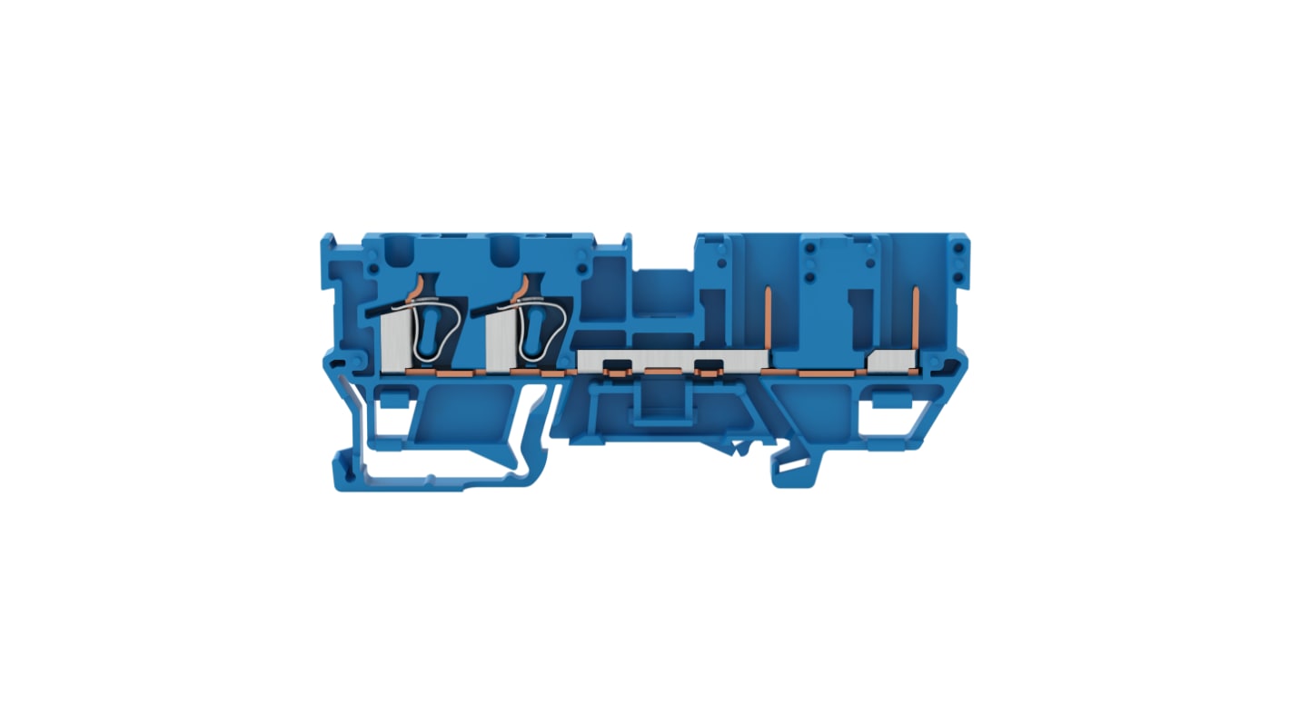 WAGO 769-171-1 769 Series Grey, 4mm², 2-Level, Cage Clamp Termination