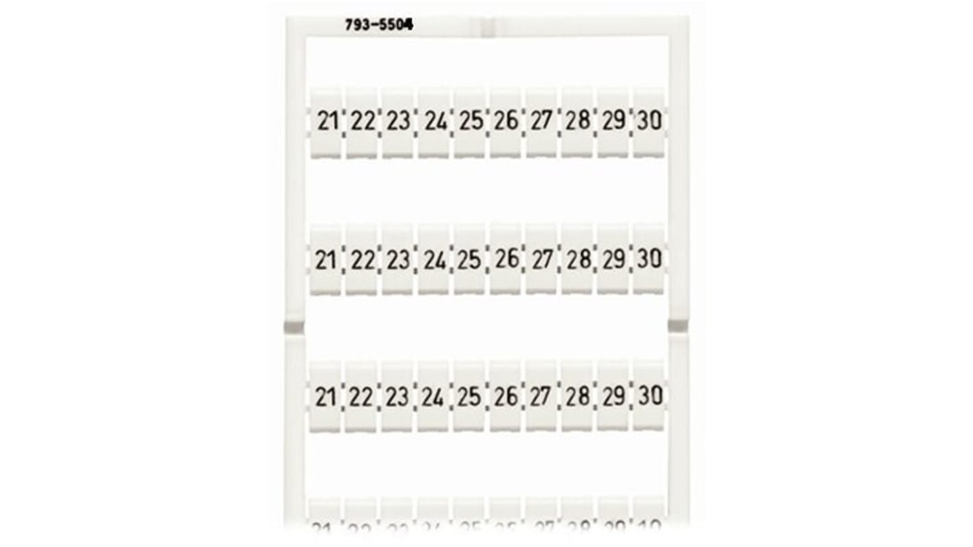 WAGO, 793 Marking Card