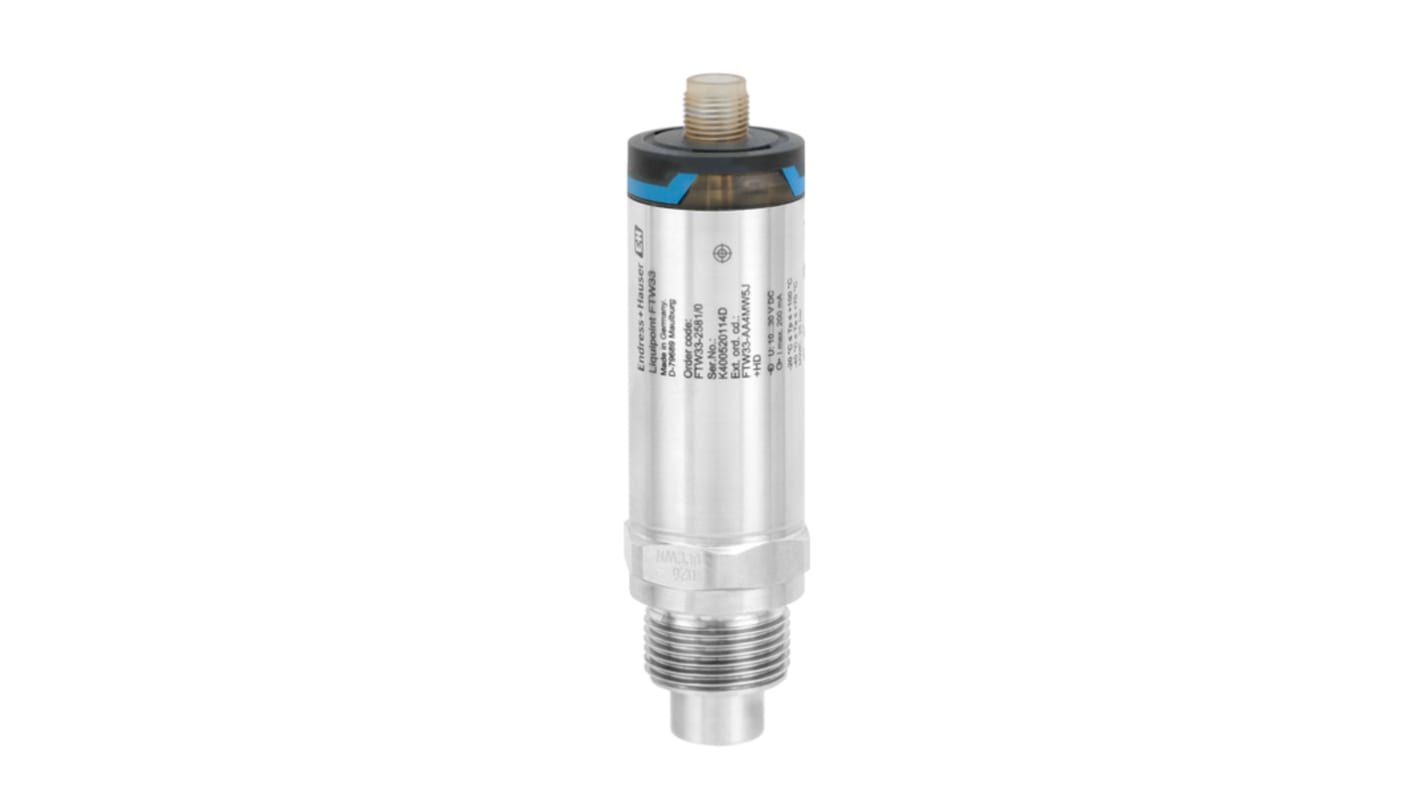 Liquipoint FTW33 Series Capacitance Level Sensors, PNP Output, Flush Mount, Stainless Steel Body