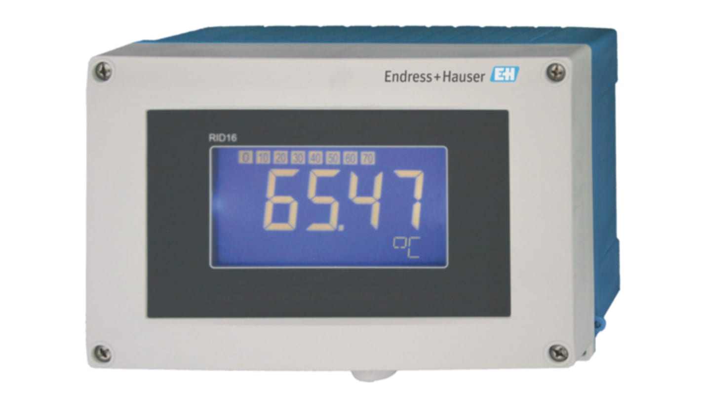 Indicador de proceso Endress+Hauser RID16, con display LCD
