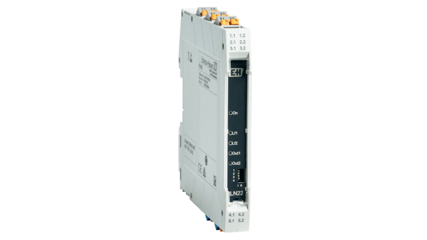 Endress+Hauser 2 Channel Galvanic Barrier, Isolating Amplifier, NAMUR Sensor, Switch Input, Relay Output, SIL 2, Zone 2