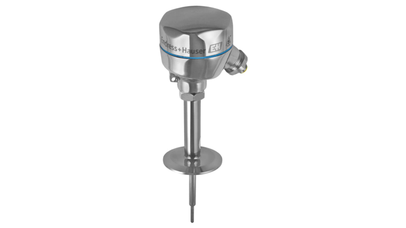 Endress+Hauser PT100 Temperature Sensor, 6mm Dia, 50mm Long, 4 Wire, NPT 1/2, Class A +200°C Max