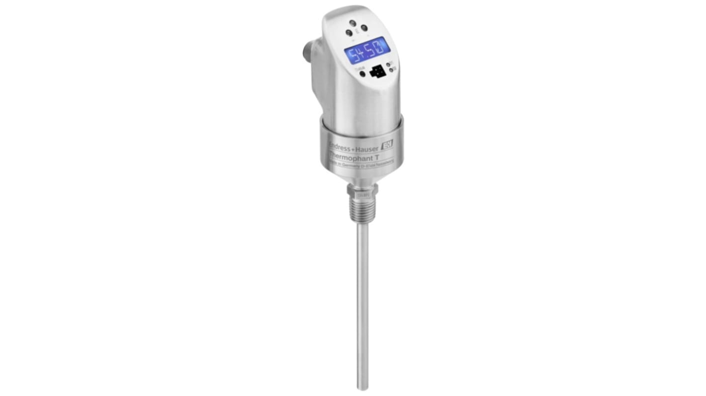 PT100 G 1/2 Temperatursensor Ø 6mm x 100mm, -50°C → +200°C