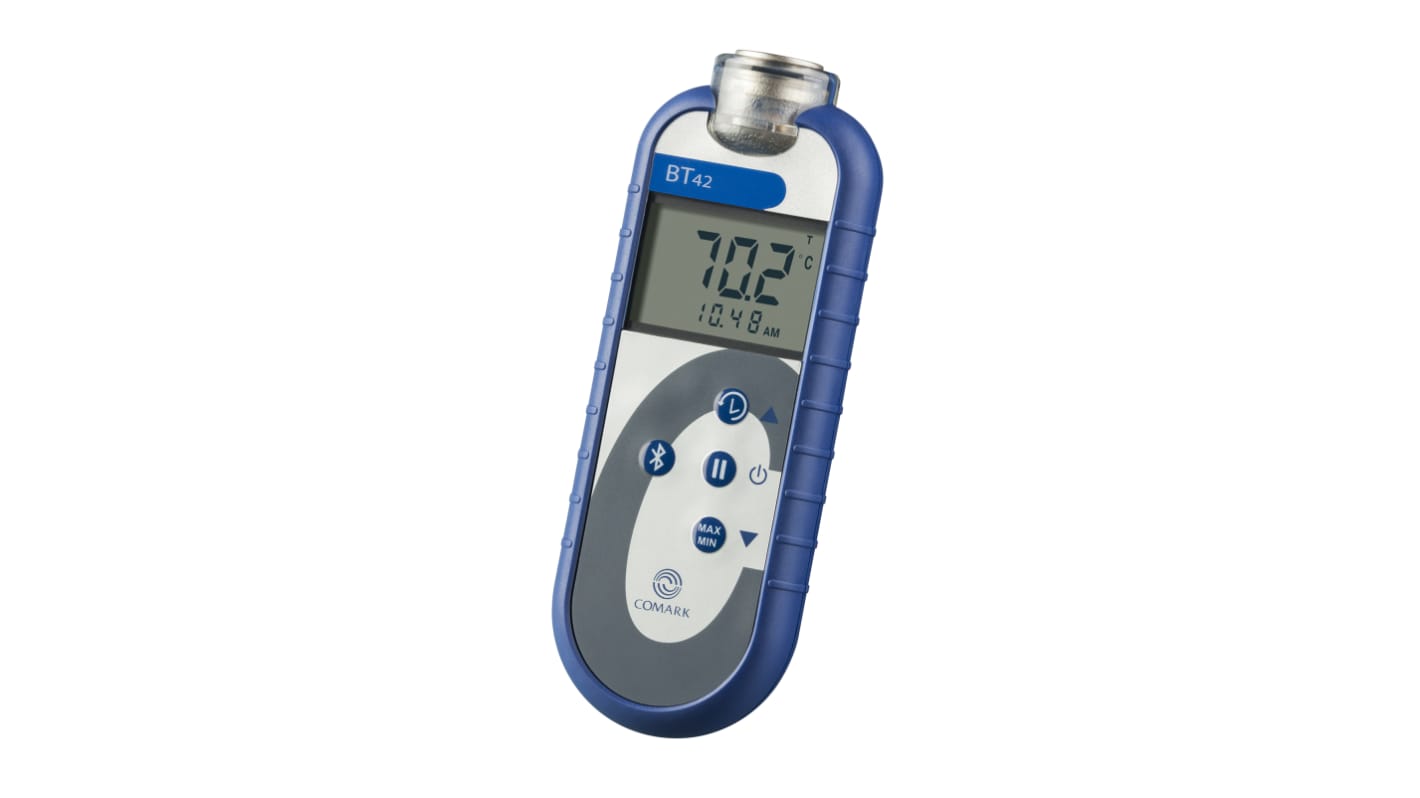 Comark BT42C Thermocouple Digital Thermometer for Health Care, Pharmaceutical Use, Type T Thermocouple Probe, +400°C