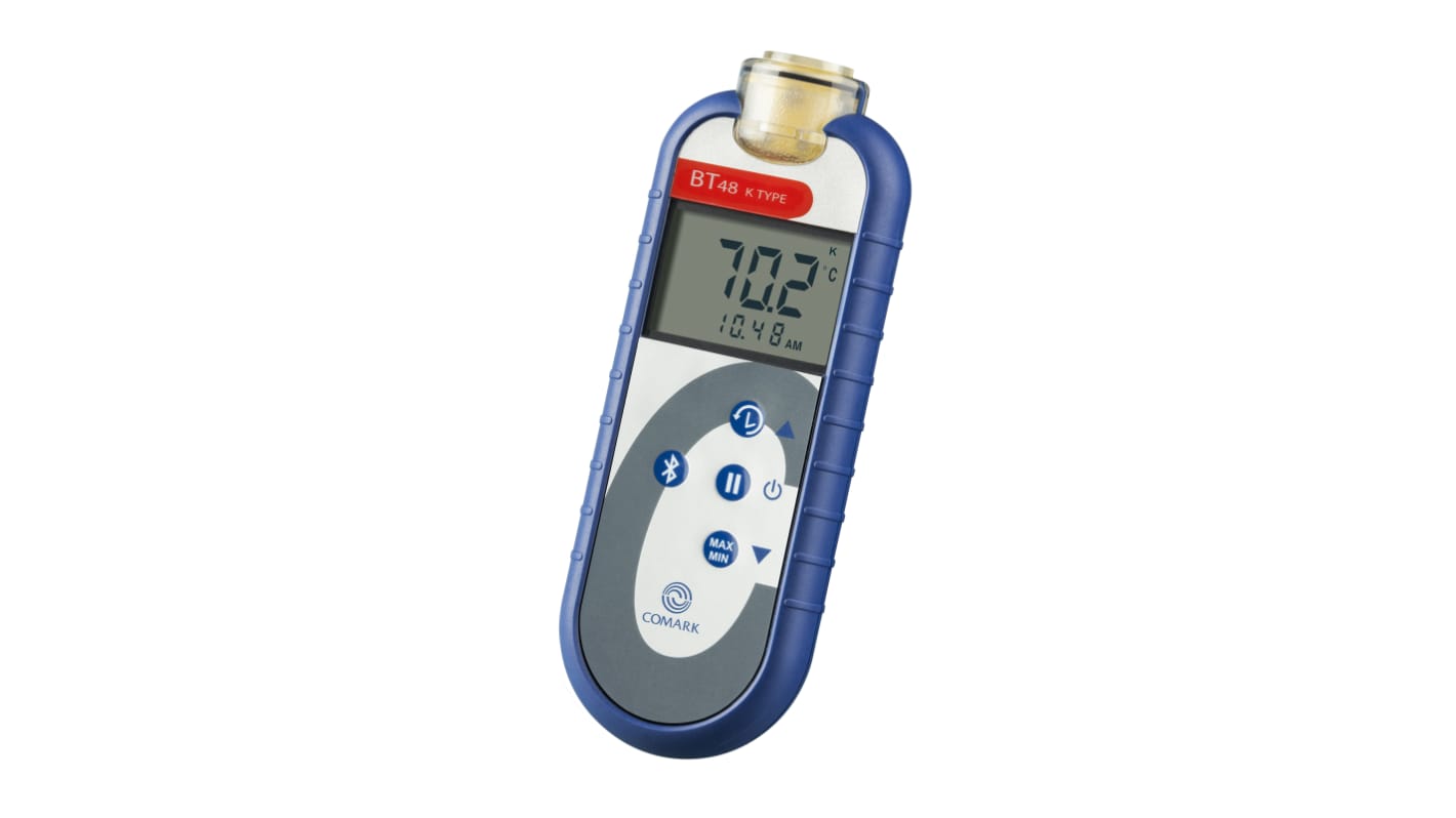 Comark BT42C Thermocouple Digital Thermometer for Health Care, Pharmaceutical Use, K Probe, +1372°C Max, ±0.2 °C