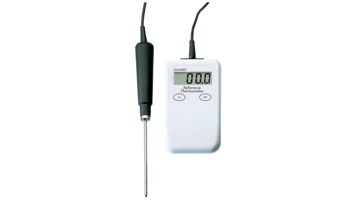 Comark KM20REF Digital Thermometer for Food Industry Use, +199.9°C Max, ±0.2 °C Accuracy