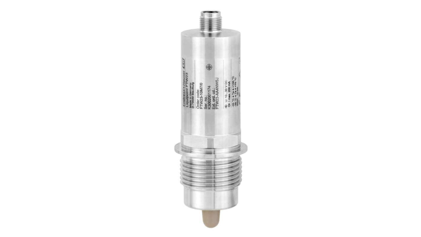 Endress+Hauser Liquipoint FTW23 Series Capacitance Level Sensors, PNP Output, Threaded Mount, Stainless Steel Body