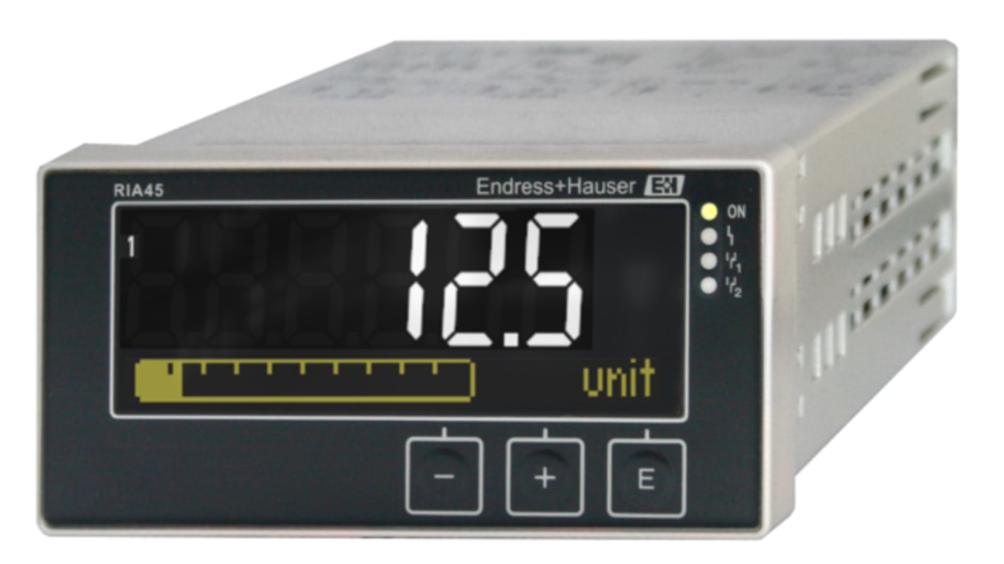 Endress+Hauser RIA45 LCD Process Indicator for Current, Resistance, Resistance Thermometer, Thermocouples, Voltage,