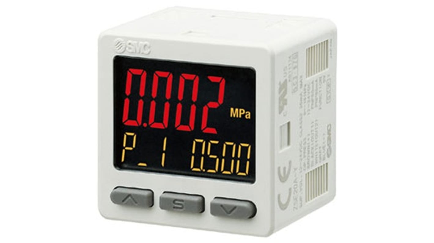 SMC Pressure Sensor 1.5MPa, 24V dc, IP40 10 bar