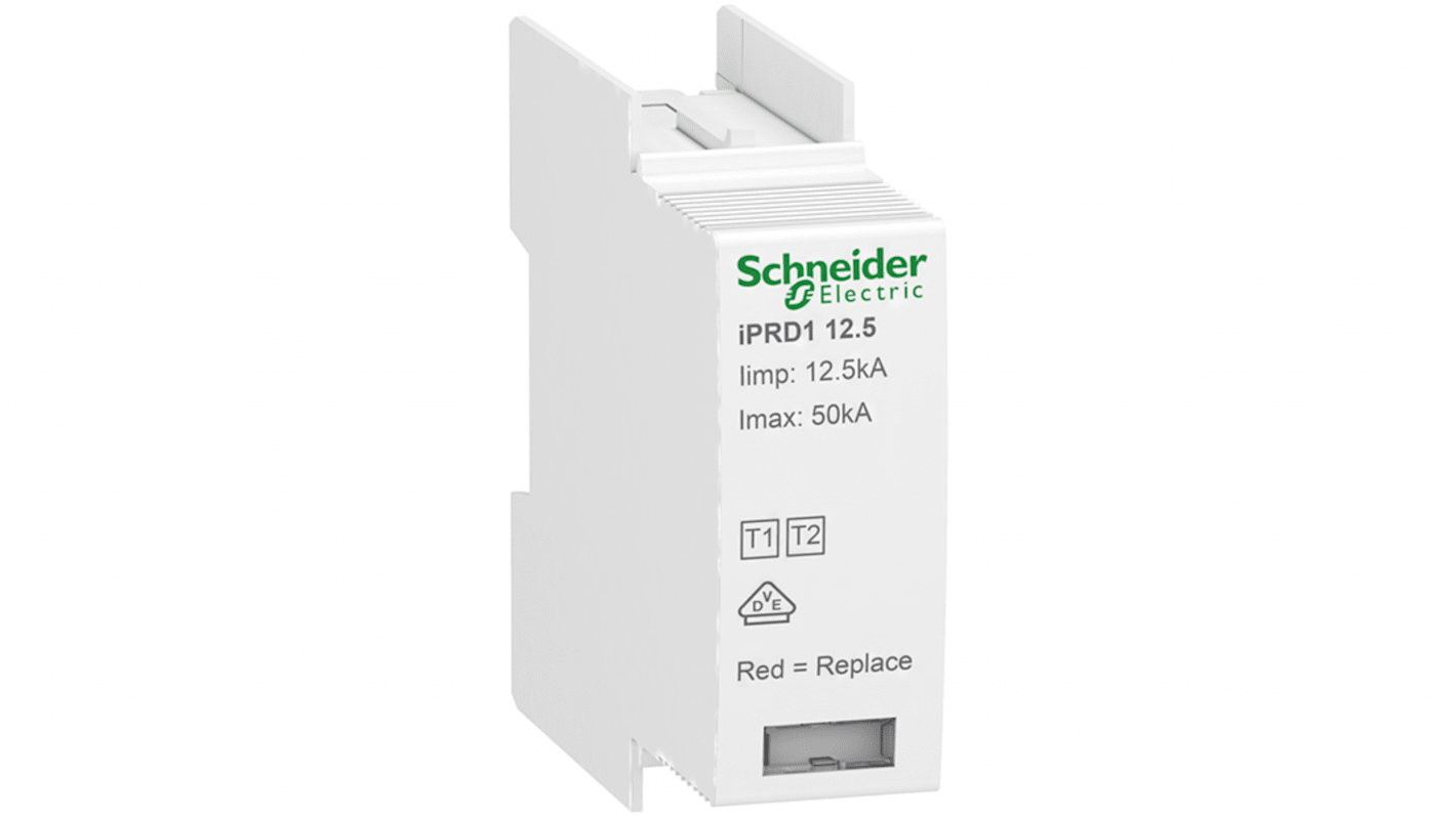 Schneider Electric Surge Arrester, 20kA, 350V ac, Plug In Mount