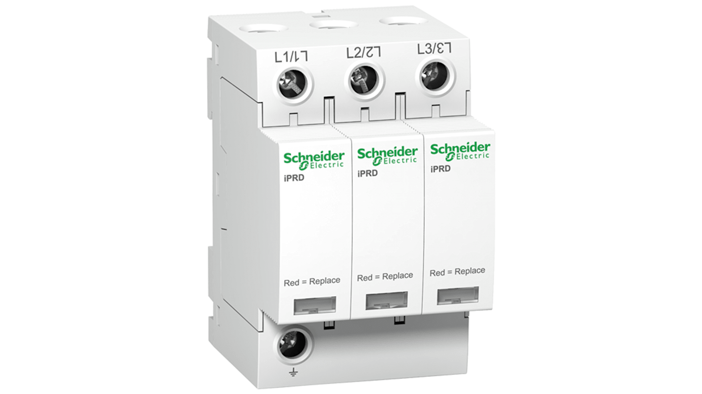 Schneider Electric Surge Arrester, 40kA, 350V ac, Clip-On Mount