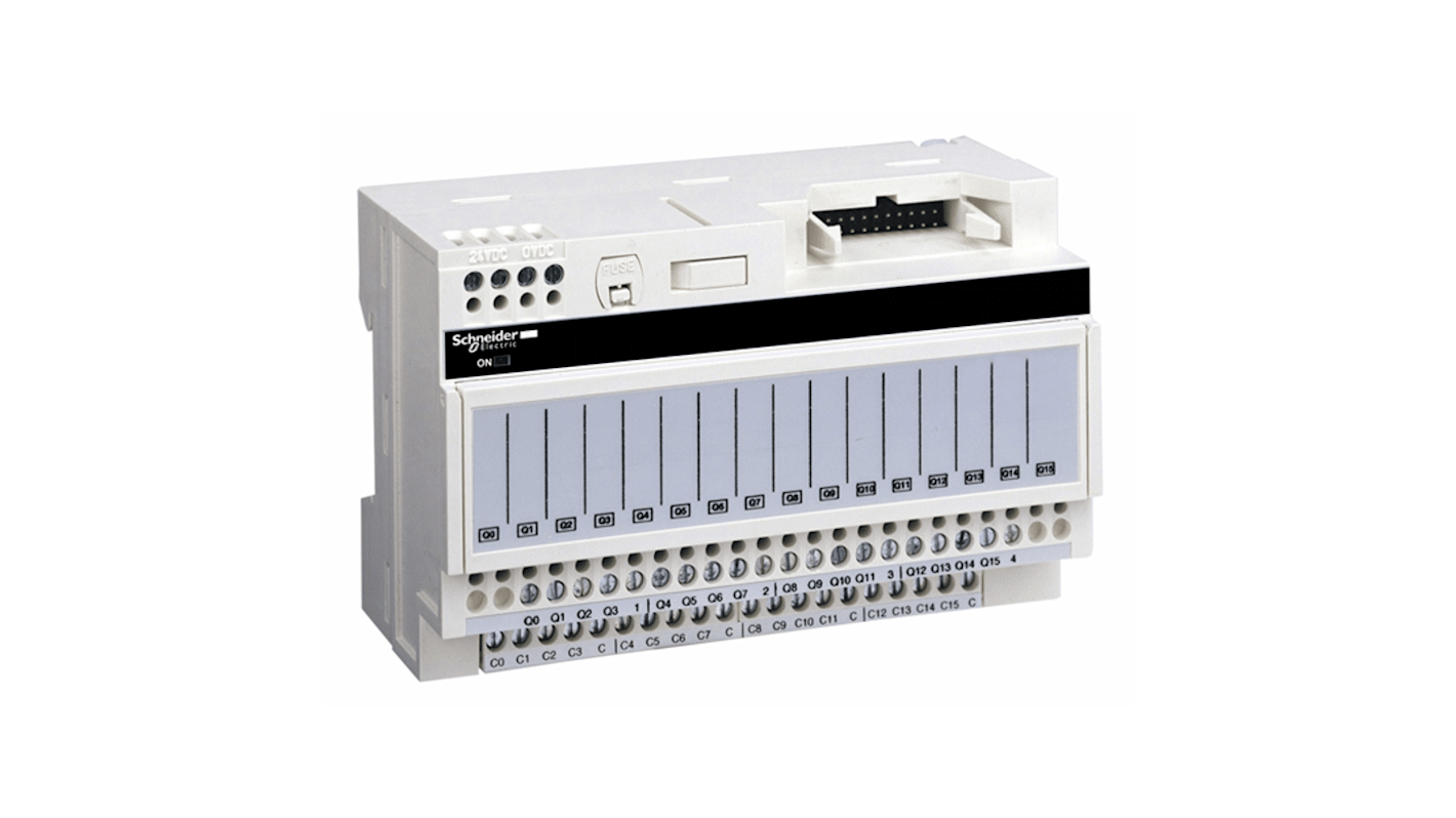 ABE7P Series Module for Use with ABR7S11, ABS7SC1B, 19 - 30 V Supply, Relay Output, 16-Input