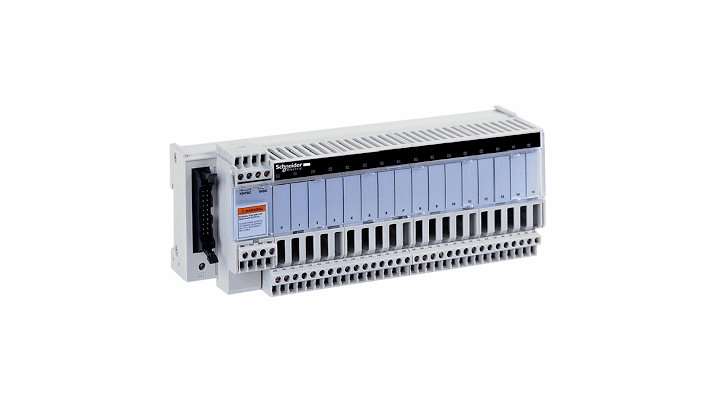 Schneider Electric ABE7P Modul, 16 Eing. für ABE7ACC21, ABR7S33, ABS7A3., ABS7SC3 19 - 30 V