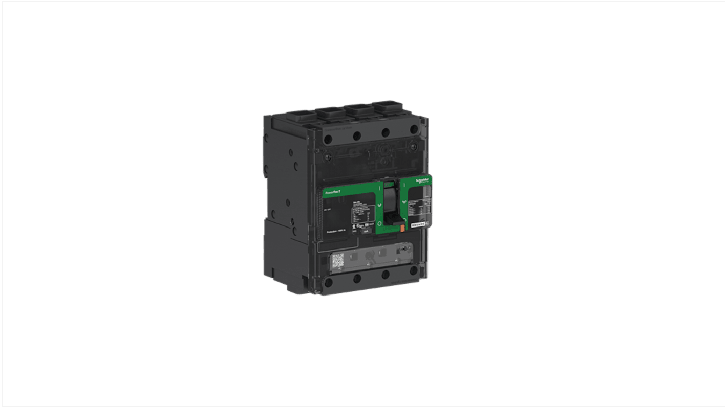 Schneider Electric MCCB塑壳断路器, 18 kA分断, 50A, 4极, NSX100系列