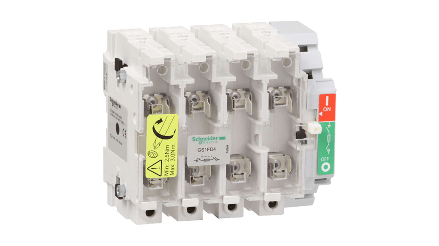 Switch Disconnector, 4 Pole, 50A Max Current, 50A Fuse Current