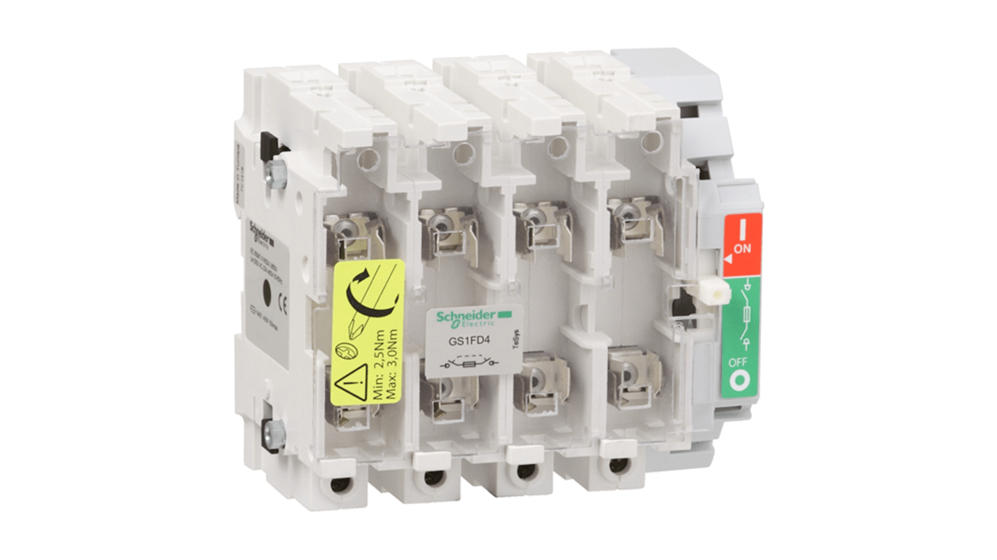 Schneider Electric Switch Disconnector, 4 Pole, 50A Max Current, 50A Fuse Current