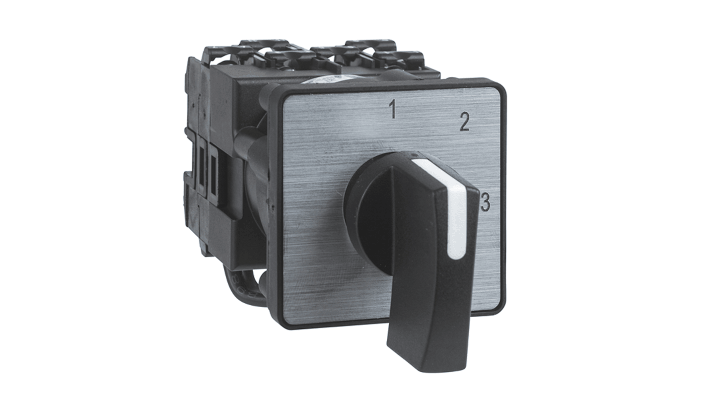 Schneider Electric, 1P 5 Position 45° Multi Step Cam Switch, 690V ac, 12A, Rotary Actuator