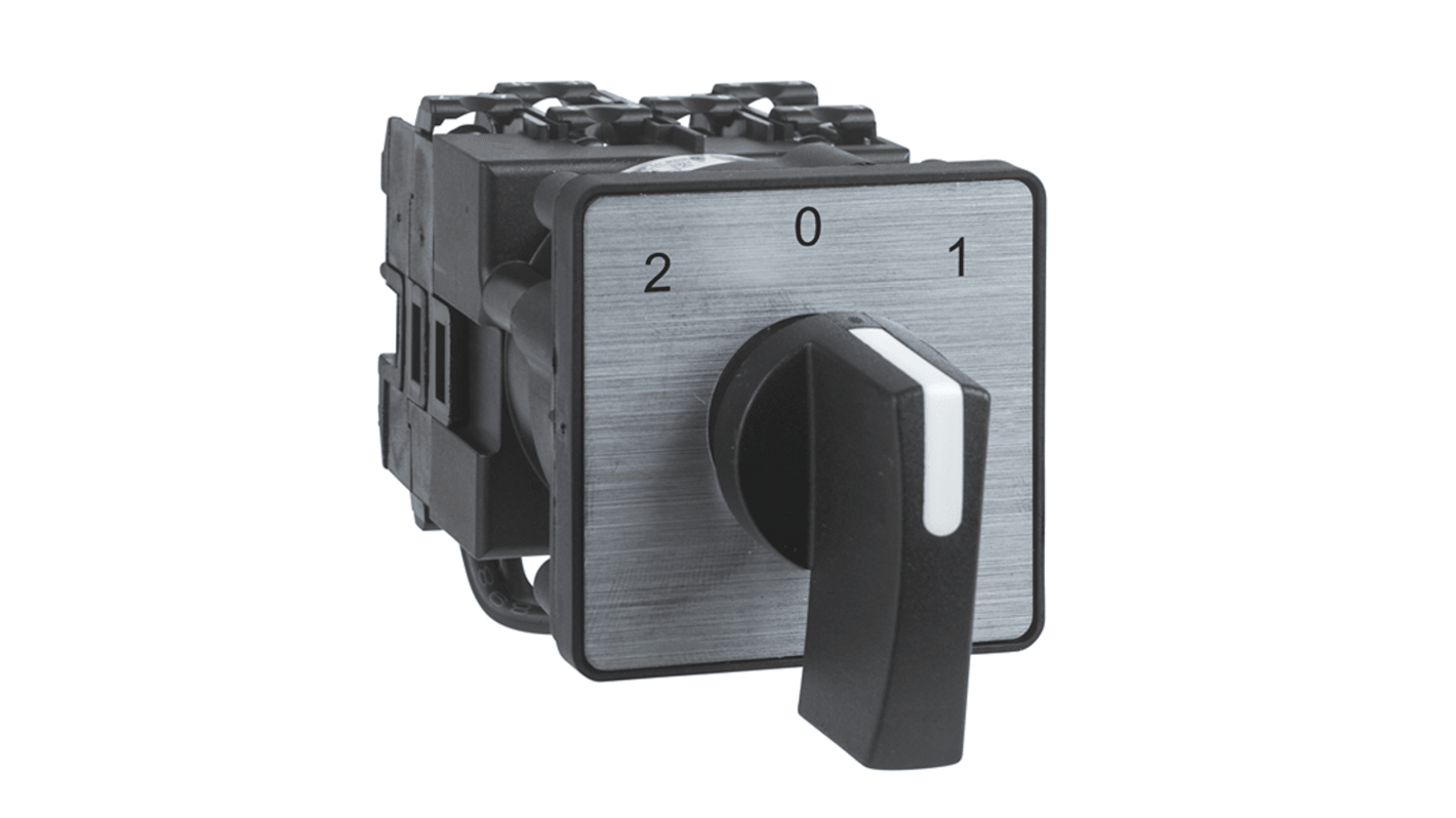 2P 3 Position 45° Multi Step Cam Switch, 690V ac, 12A, Rotary Actuator