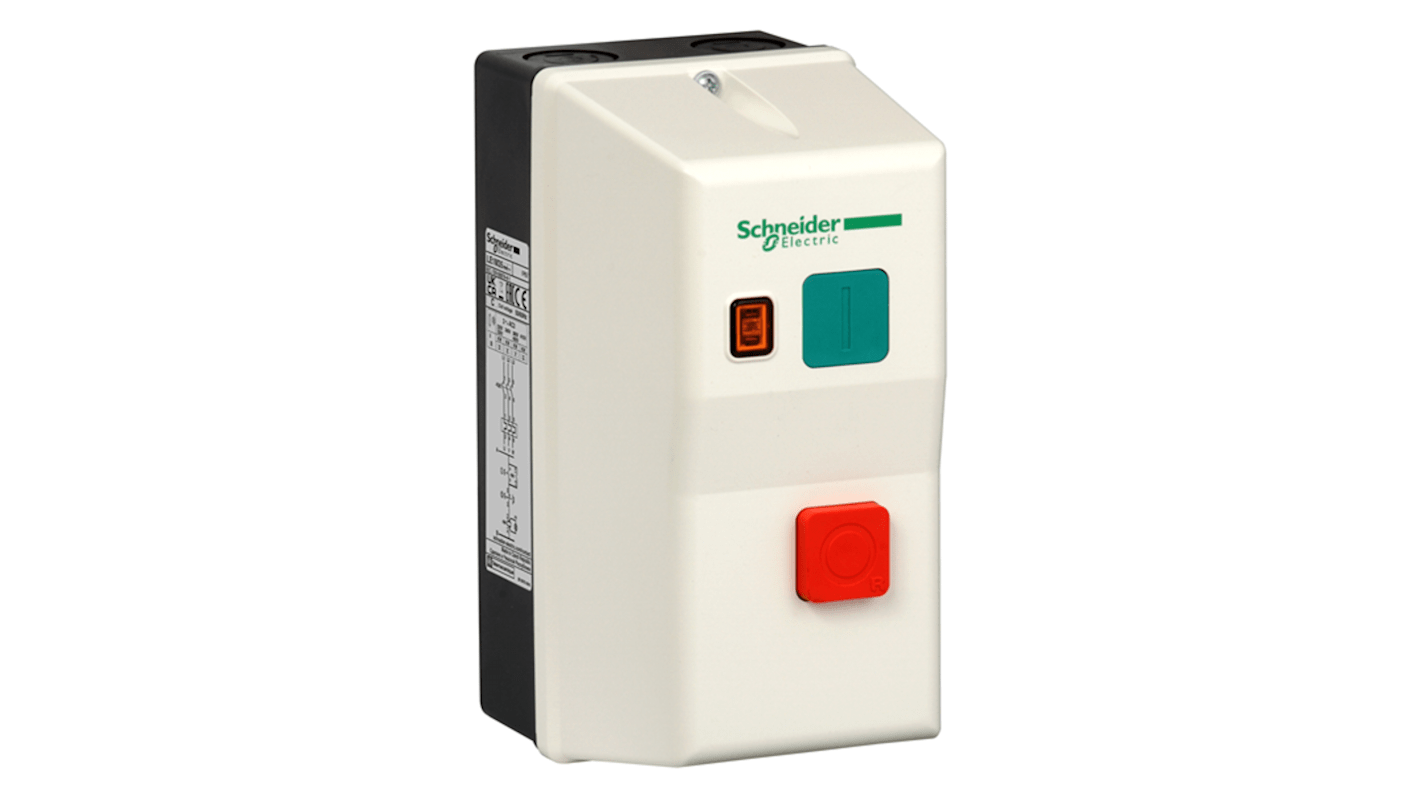 Schneider Electric TeSys LE DOL Starter, DOL, 3 kW, 380 V, IP65